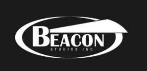 Beacon 1-Color logo White on Black Cropped